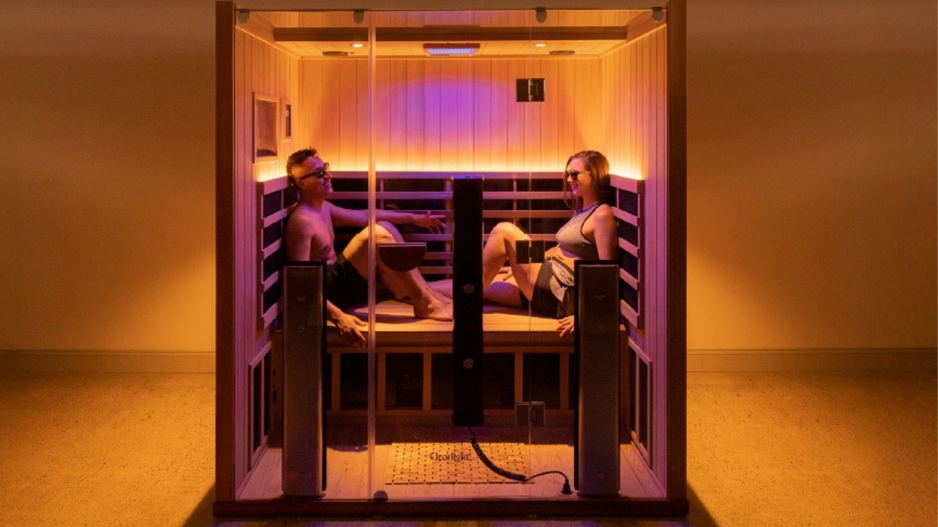 Infrared sauna room at Zivel (placeholder)